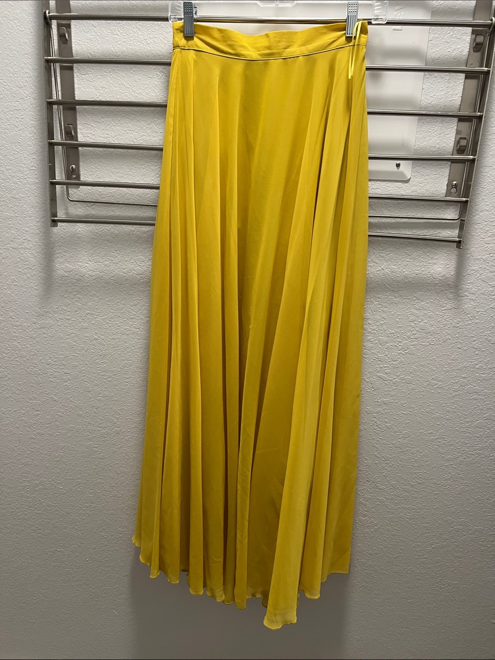 Chicwish Yellow Flowing Maxi Skirt